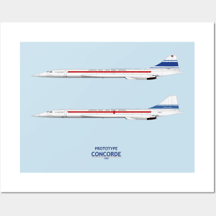 Prototype Concordes 001 And 002 Posters and Art